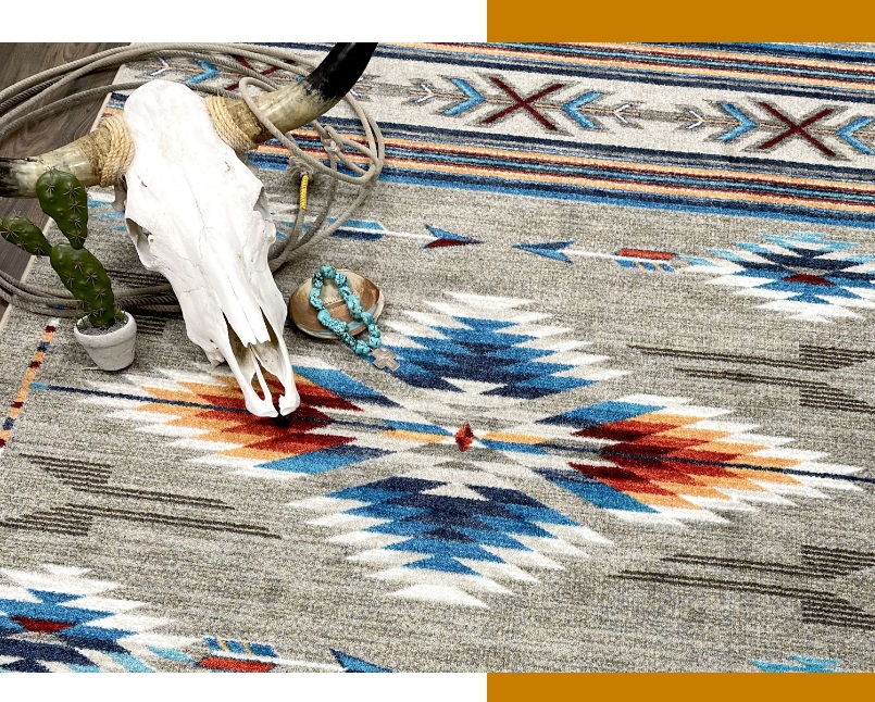 Western Themed Throw Rugs