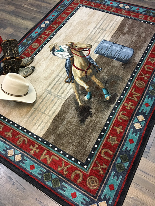 Rustic Western Star Cowhide Rugs